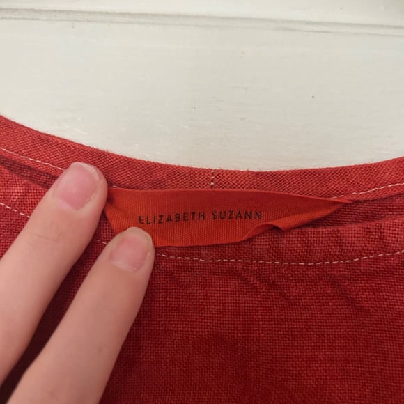 Elizabeth Suzann Georgia Tee in Midweight Linen (DYED) - Picture 3 of 5